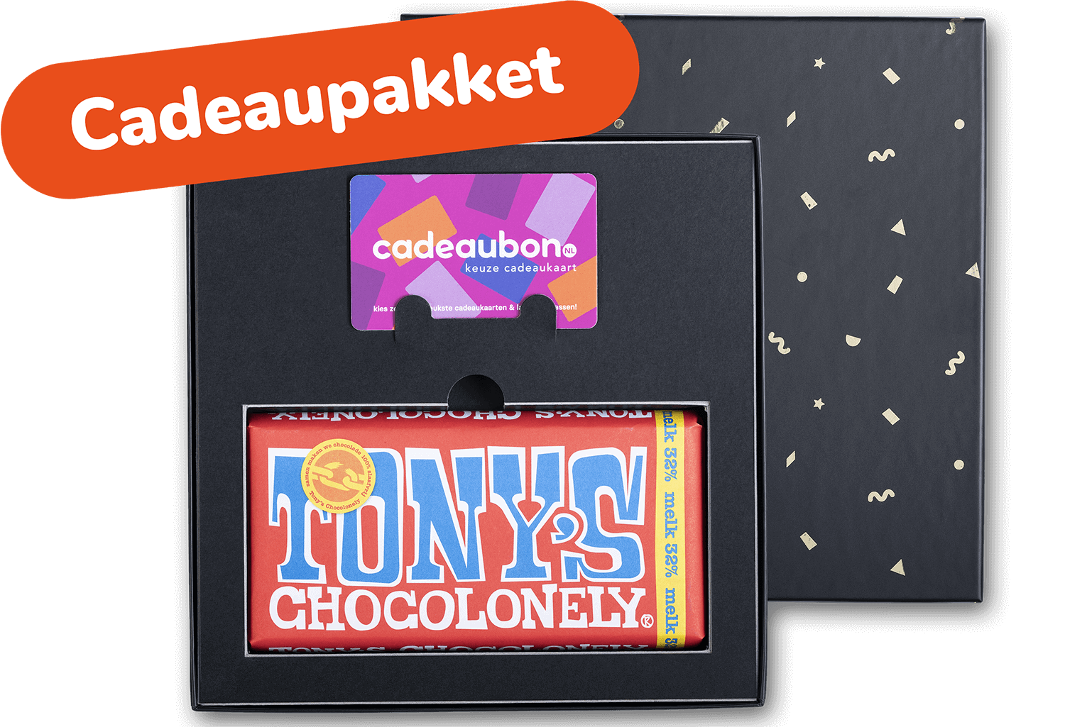 Cadeaupakket Tony's Chocolonely 'Melk'